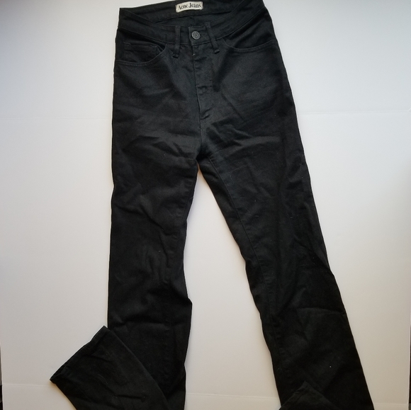 Acne Studio Jeans Tube Cash Black High Waisted 27 - Picture 7 of 8